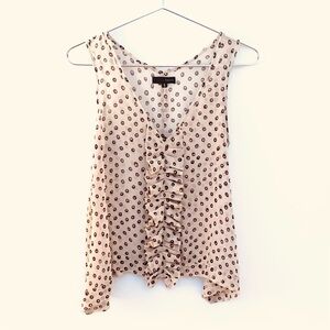 LOVPOSH Blush Sheer Blouse Tank Top